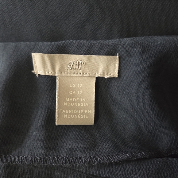 H&M Blue Grey Dress Size 12 - Picture 6 of 6